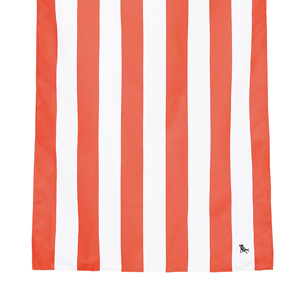 Dock and Bay Red Striped Towel